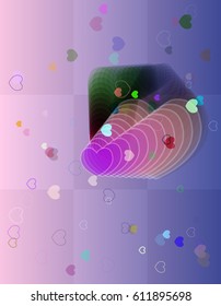 valentine design texture