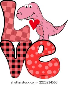 Valentine Dinosaurs.
 It can be used on T-Shirt, labels, icons, Sweater, Jumper, Hoodie, Mug,