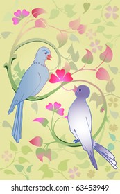 valentine dove couple