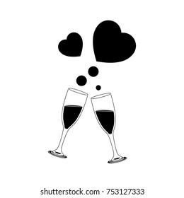 valentine drink icon