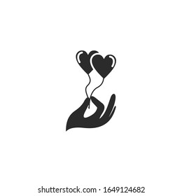 valentine exit Icon vector sign isolated for graphic and web design. valentine exit symbol template color editable on white background.