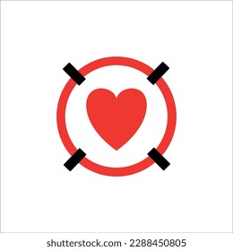 valentine flat icon vector illustration
