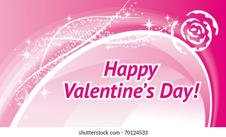valentine floral design card