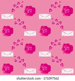 Valentine Flowers Envelopes
