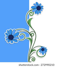 Valentine Flowers Template