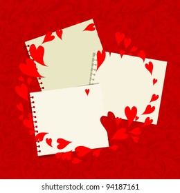 Valentine frame design, place for your photo or text