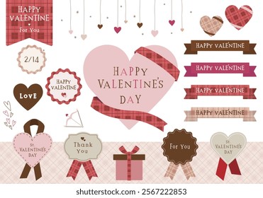Valentine Frame llustration Design Checked
