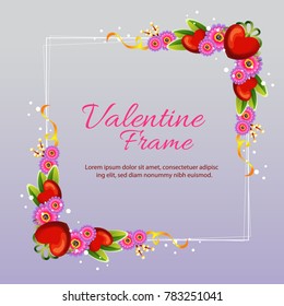 valentine frame square 