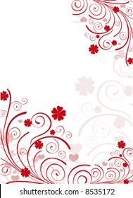 valentine frame - vector