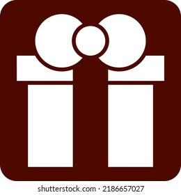 Valentine gift box, illustration, vector on a white background.