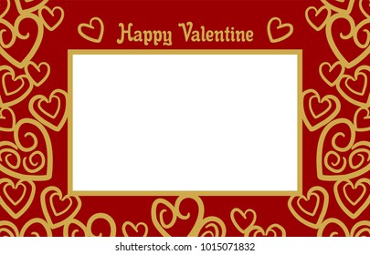 Valentine gift card