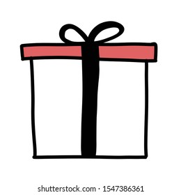 Valentine Gift - hand drawn icon