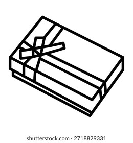 Plantillas de diseño de Vector de icono de regalo de San Valentín simples y modernas