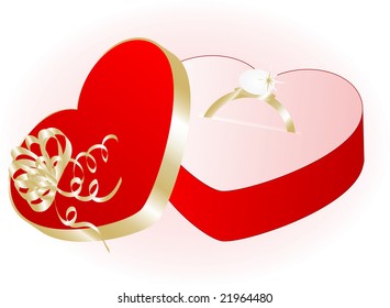 Valentine gift with the ring