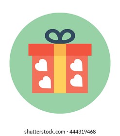 Valentine Gift Vector Icon