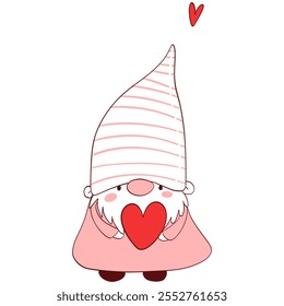 Valentine Gnomes with Love Themes 