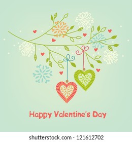 Valentine greeting card