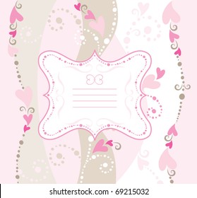 Valentine greeting card