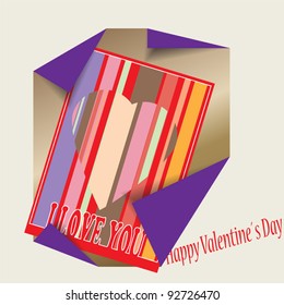 Valentine greeting card