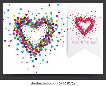 Valentine greeting card design