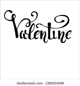 valentine hand draw