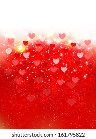 Valentine heart background