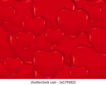 Valentine heart background