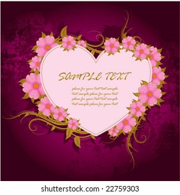 Valentine heart background