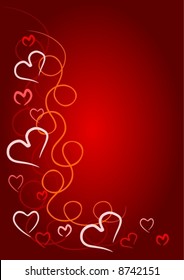 Valentine heart background