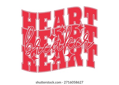 Corazón de San Valentín antes de la cabeza Tipografía motivacional audaz Diseño de cita de San Valentín