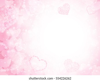 Valentine Heart Cherry Background