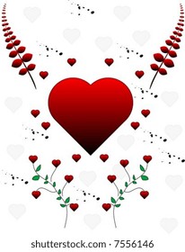 Valentine heart design