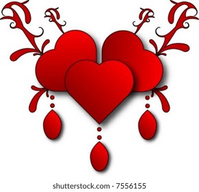 Valentine heart design