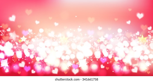 Valentine Heart light background 