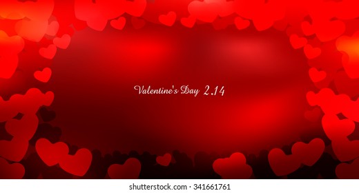 Valentine Heart light background 