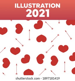 Valentine heart love pattern. Love wedding heart background