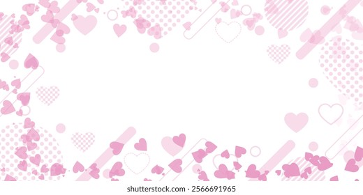 Valentine Heart Pink Cute Background