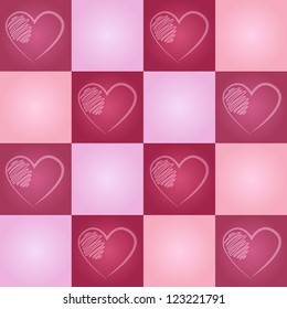 Valentine Heart Seamless Pattern