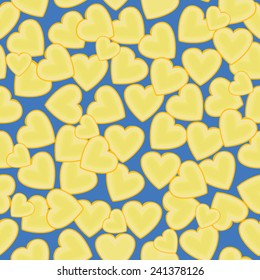 Valentine heart seamless pattern background Love 