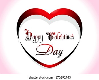 Valentine Heart Shape Vector Illustration 