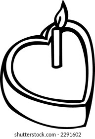 valentine heart shaped cake