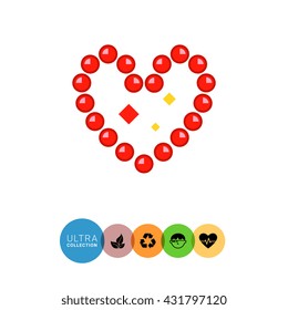 Valentine heart sign