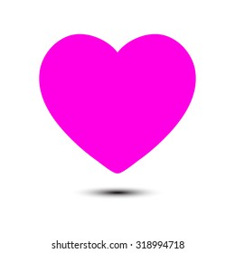 Valentine heart simbol.