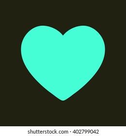 Valentine heart simbol.