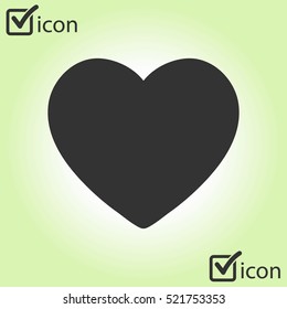 Valentine heart simbol.