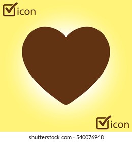 Valentine heart simbol.