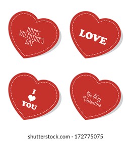 Valentine Heart Stickers