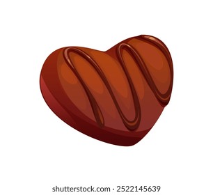 Doces e confeitaria para o coração dos namorados. Doces de chocolate em forma de coração simbolizando amor e carinho. Presente de confecção para o Dia dos Namorados evoca doçura e sentimentos românticos para a celebração de férias