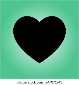 Valentine heart symbol.