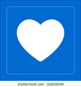 Valentine heart symbol.